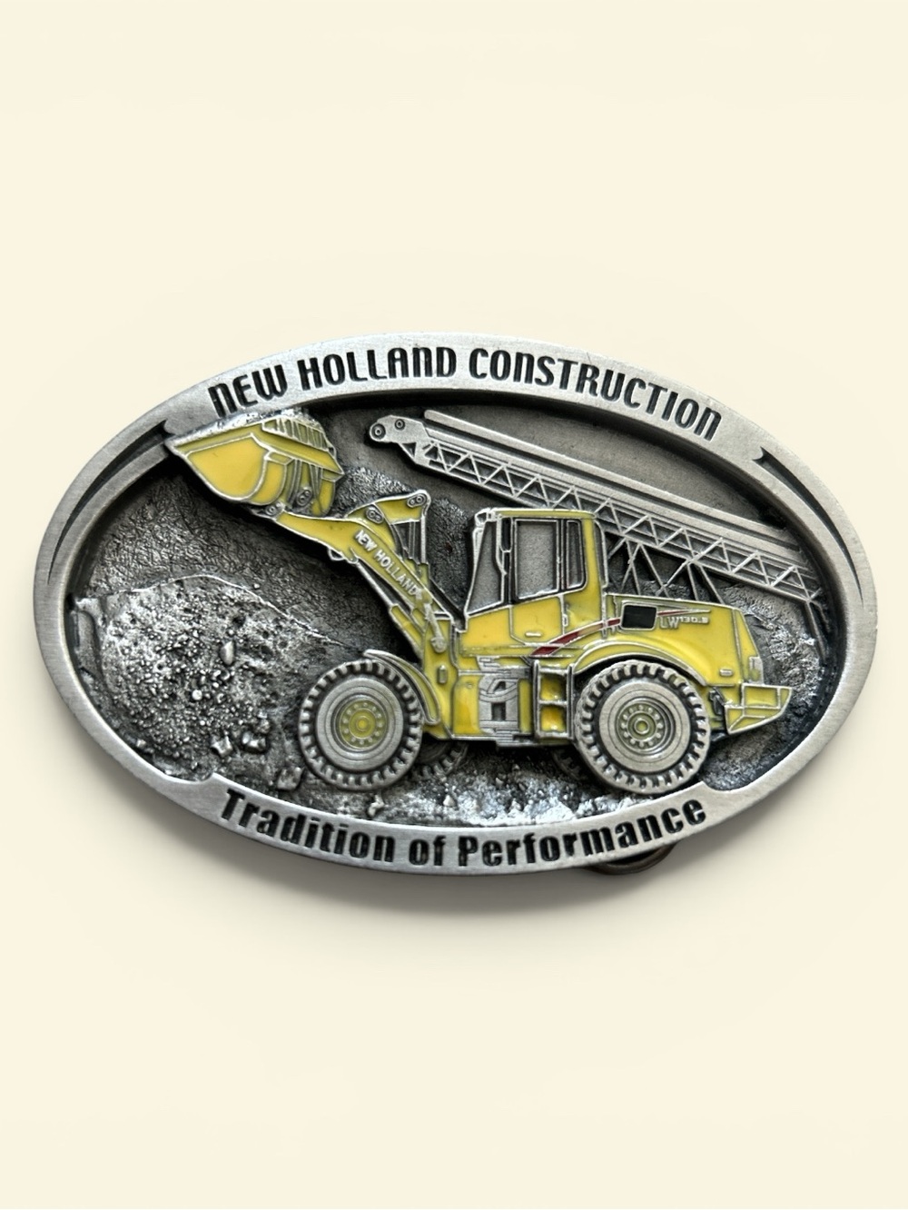 New Holland Construction Limited Edition Collectable Belt Buckle Number 681/5000